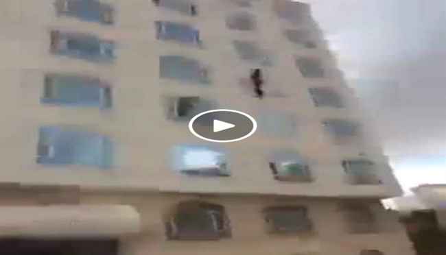 اليمنيون يتفاعلون مع فيديو انتحار امرأة في صنعاء بطريقة مروعة.. شاهد