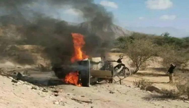 أبين: قتلى وجرحى بهجوم  إرهابي استهدف آلية عسكرية في مودية