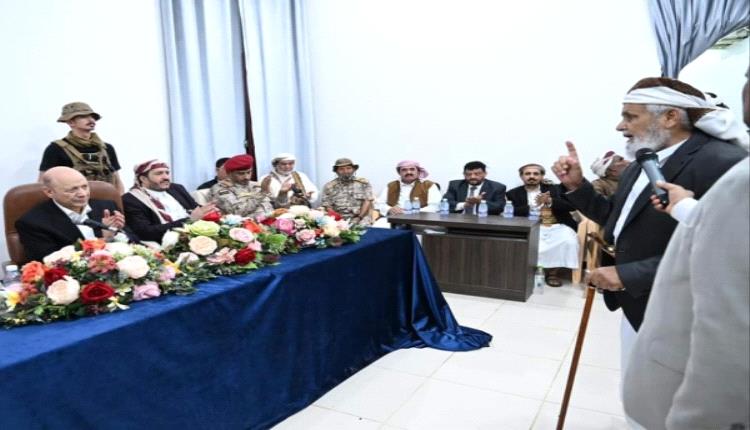 العليمي: مأرب بوابة النصر في معركة استعادة الدولة
