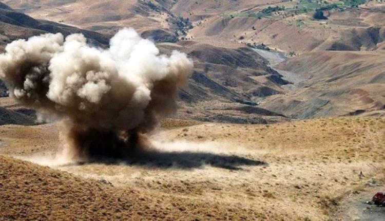 لغم حوثي يبتر ساق شاب عشريني
