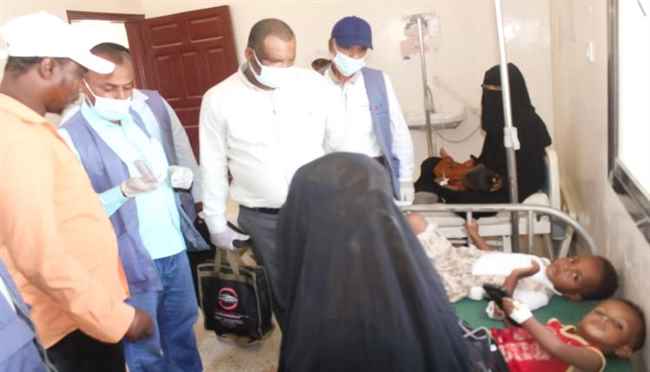إحصائية جديدة لعدد الاشتباه والإصابة بالكوليرا في حضرموت