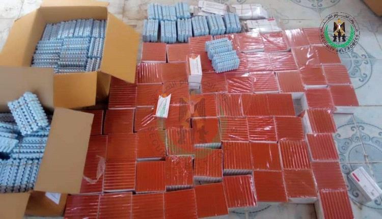 ضبط كمية من الأدوية المهربة في لحج