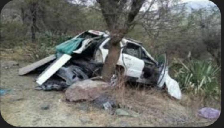 6 ضحايا بحادث مروري في إب بالتزامن مع فاجعة صنعاء
