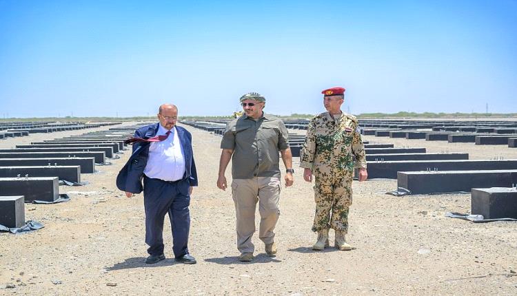 صالح يتفقد أضخم مشاريع الإمارات رفقة البركاني