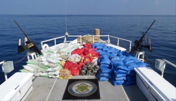 ضبط مخدرات تفوق قيمتها 8 ملايين دولار في بحر العرب قبالة سواحل اليمن