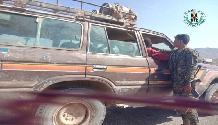 انتشار واسع لقوات الحزام في مديريات الصبيحة