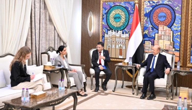 العليمي يواصل الحشد الدولي ضد الحوثي