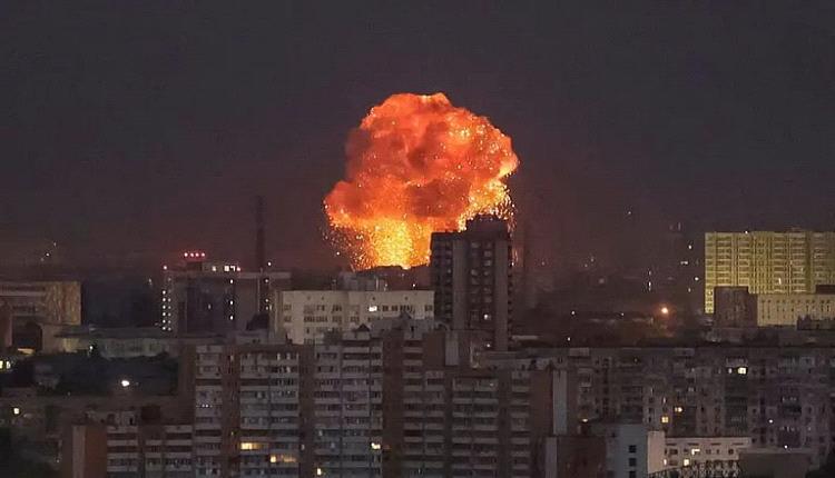 هجوم روسي كبير بالصواريخ.يستهدف أوكرانيا.. وانفجارات تهز وسط كييف