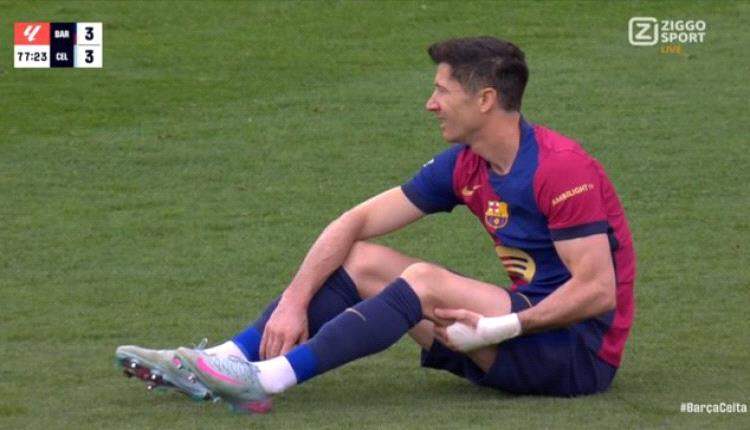 صحيفة تكشف مدة غياب ليفاندوفسكي عن برشلونة