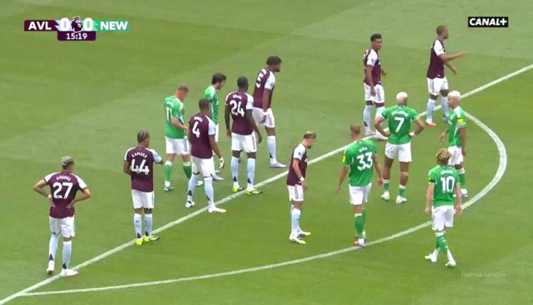 نيوكاسل يتعادل مع أستون فيلا في الدوري الإنجليزي