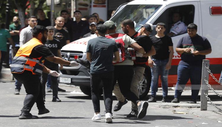 اصابة 58 شخص جراء اقتحام جيش الإحتلال الإسرائيلي مدينتي رام الله والبيرة