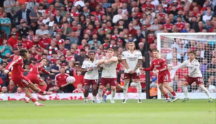 ليفربول يحقق فوز قاتل على أرسنال وينفرد بصدارة الدوري الإنجليزي