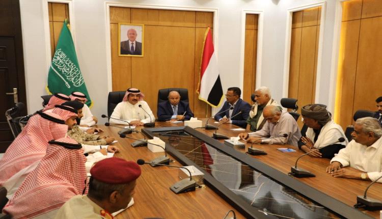 وفد سعودي يعقد اجتماع عاجل في المكلا.. ويوجه رسالة هامة