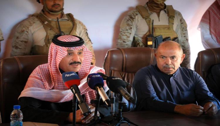 الوفد السعودي يصل سيئون يسمي القوة التي ستتولى تأمين وادي حضرموت