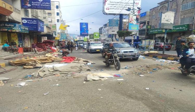 أمن تعز يحرف بوصلته من ضبط المجرمين إلى رفع مخيمات الاعتصام السلمية