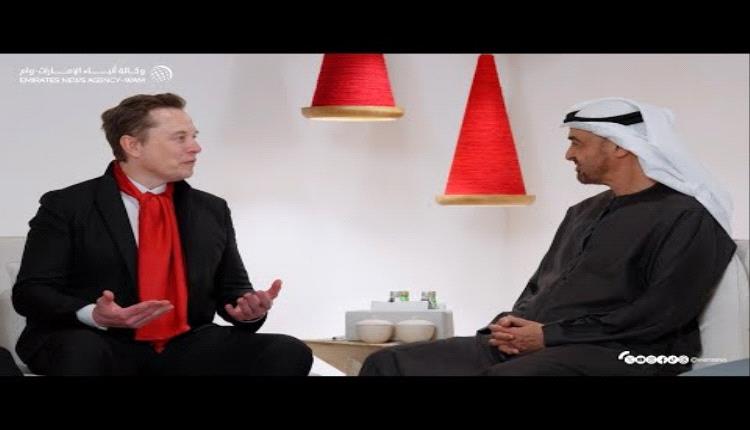 رئيس الإمارات يلتقي إيلون ماسك