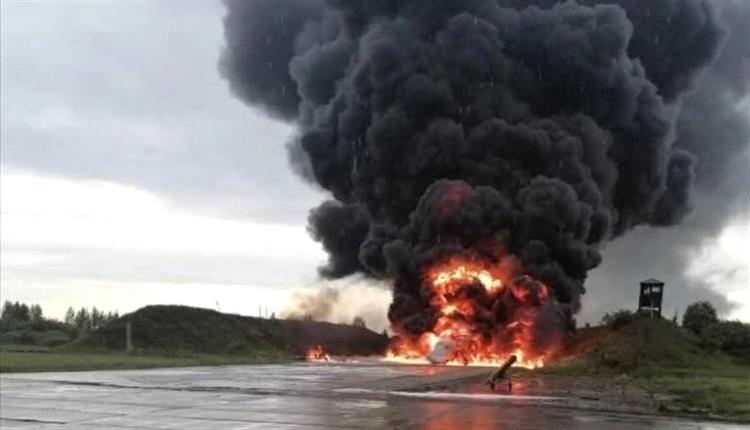 هجوم بمسيرة أوكرانية يدمر سفينتين في إقليم كراسنودار الروسي