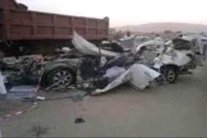 فاجعة مرورية تهز يريم بـ12 ضحية