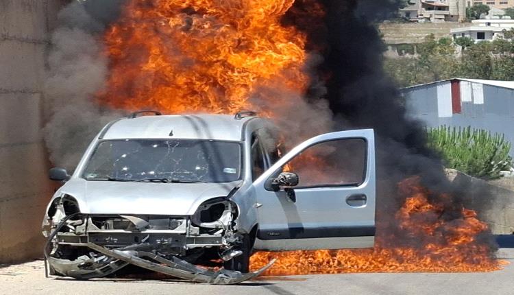 قتلى وجرحى إثر قصف إسرائيلي استهدف سيارة في جنوب لبنان