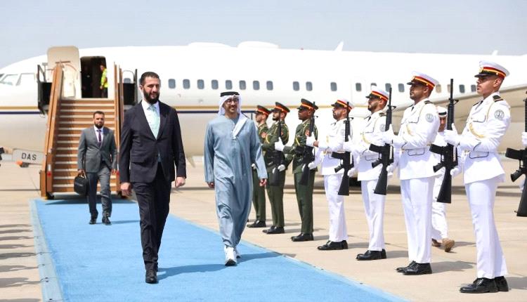 الرئيس السوري أحمد الشرع يصل دولة الإمارات في زيارة رسمية