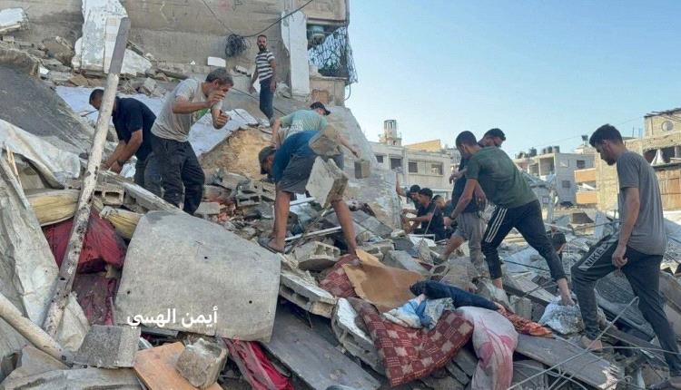 استشهاد 16 فلسطينيًا في قصف إسرائيلي متواصل على غزة