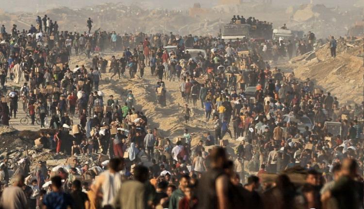 مقتل 45 شخص بنيران جيش الإحتلال استهدفت طالبي المساعدات في غزة