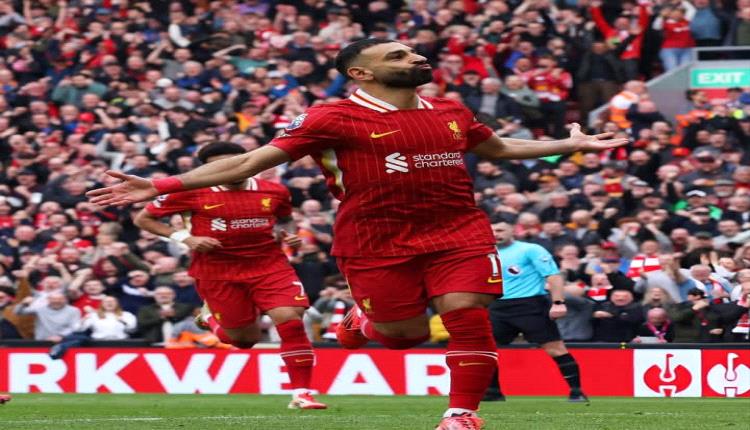 صلاح يقرب ليفربول من لقب البريميرليج 