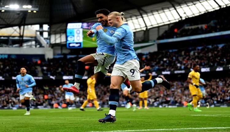 تعادل مانشستر سيتي مع برايتون في الدوري الإنجليزي