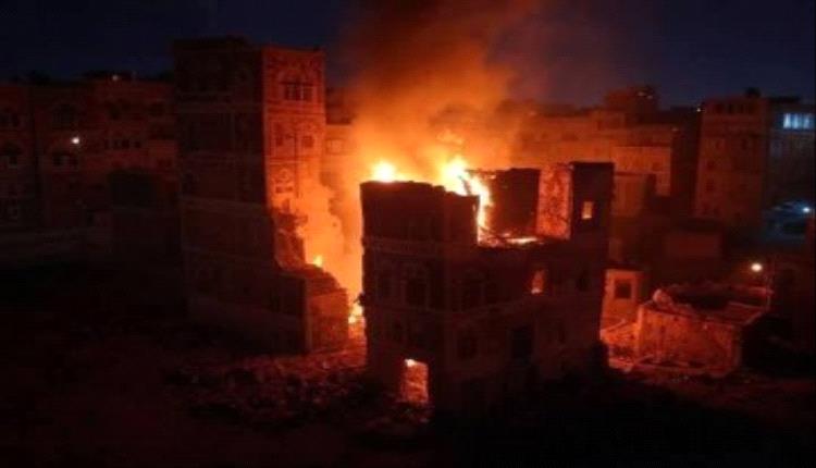 جمعة فجرها جحيم.. غارات بقنابل شديدة الانفجارات هزت صنعاء و 4 محافظات واستهدفت مواقع قيادية