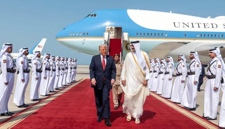 ثاني محطة في جولته الخليجية.. الرئيس الأميركي ترامب يصل إلى قطر