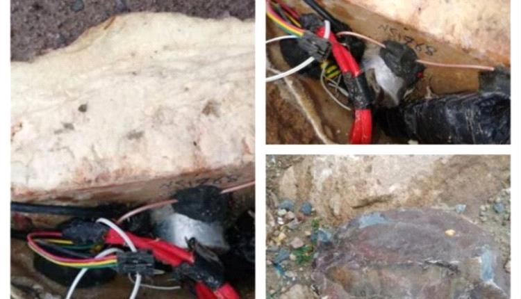 إجرام حوثي.. لغم أرضي مزود بكاميرات مراقبة