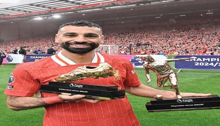 محمد صلاح يحسم الحذاء الذهبي في الدوري الإنجليزي للمرة الرابعة