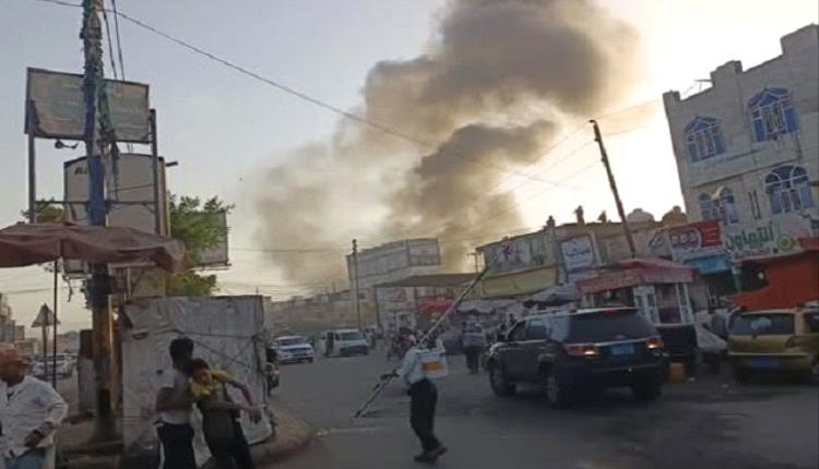 انفجار مخزن أسلحة حوثي في تعز يسفر عن قتلى وجرحى 