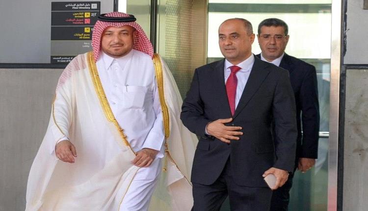 رئيس الوزراء بن بريك يصل العاصمة القطرية الدوحة