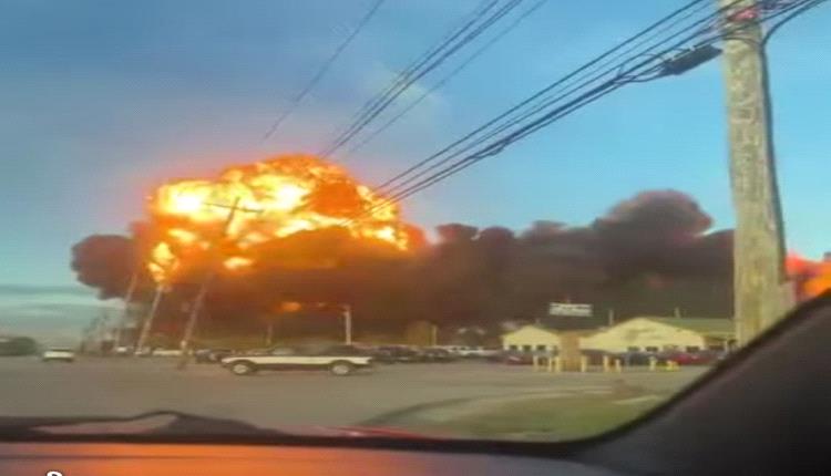 مصرع سبعة أشخاص على الأقل بتحطم طائرة شحن قرب مطار لويفيل الأميركي  