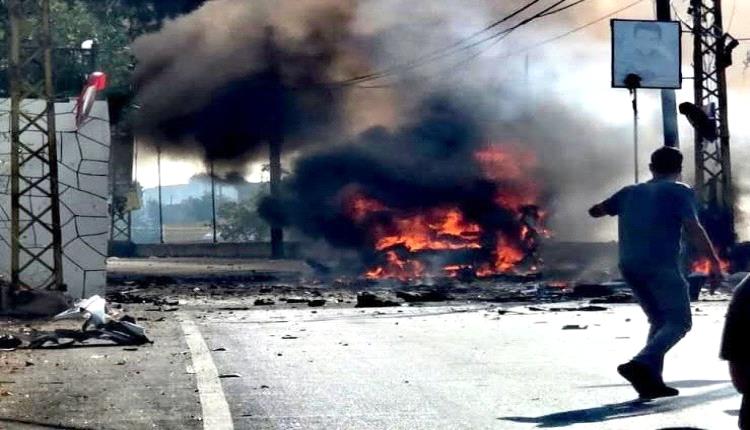 مسيّرة إسرائيلية تستهدف سيارة جنوبي لبنان وتوقع قتلى