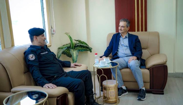 لقاء يجمع لملس وشلال شائع لبحث سبل تعزيز الأمن والاستقرار