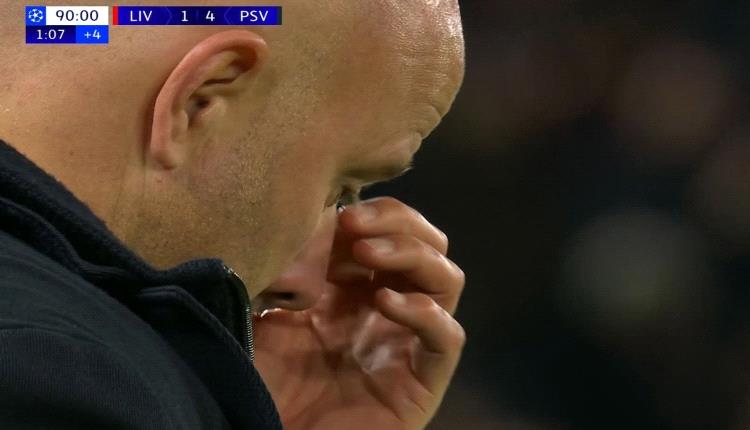 طالبة الجماهير بإقالته فورا.. غضب عارم تجاه سلوت بعد سقوط مروع لليفربول 