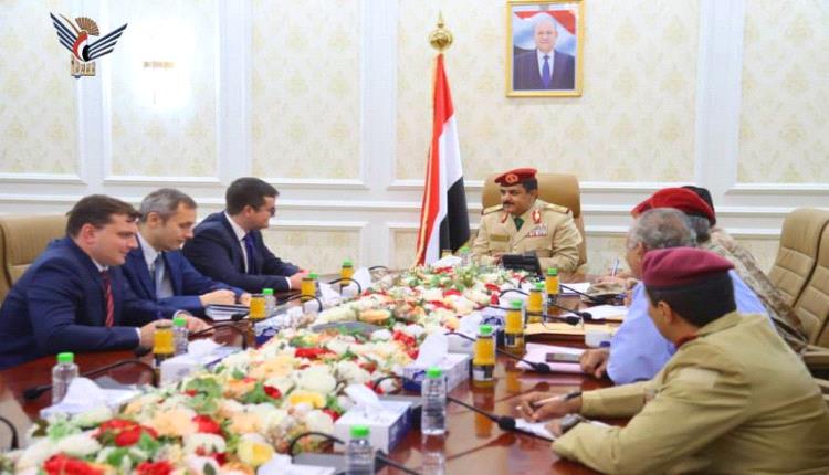 لقاء عسكري يمني روسي في العاصمة