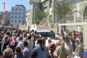 تعز تودع واحدًا من أنبل قضاتها.. تشييع مهيب لجثمان القاضي عبدالعزيز راجح