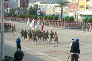 بعد انقطاع طويل.. ساحة العروض تشهد عرض عسكري احتفاءً بذكرى 30 نوفمبر (صور)