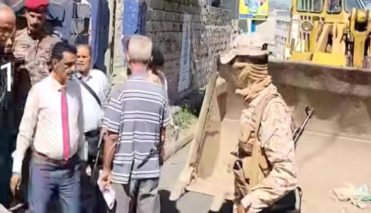 قاهرة تعز تدشن حملة واسعة لإزالة محطات الغاز العشوائية والمخالفات بقيادة المشمر