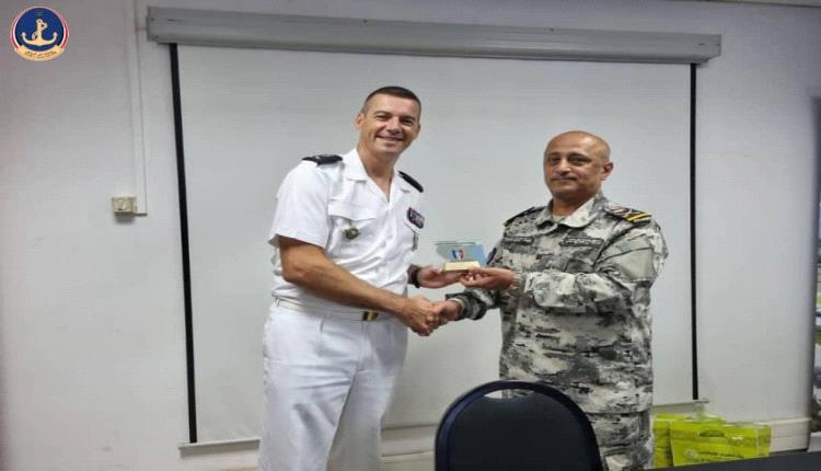 القملي يبحث مع قائدي القوات الفرنسية والاتحاد الأوروبي تعزيز التعاون في مجالات الأمن البحري