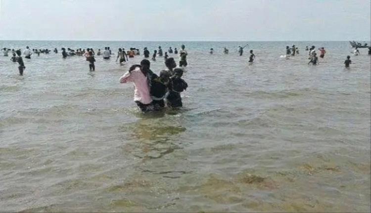 ضبط  348 أفريقي أثناء تسللهم إلى سواحل شبوة