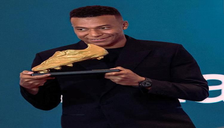 كيليان مبابي يتوج بالحذاء الذهبي لأفضل هداف في أوروبا