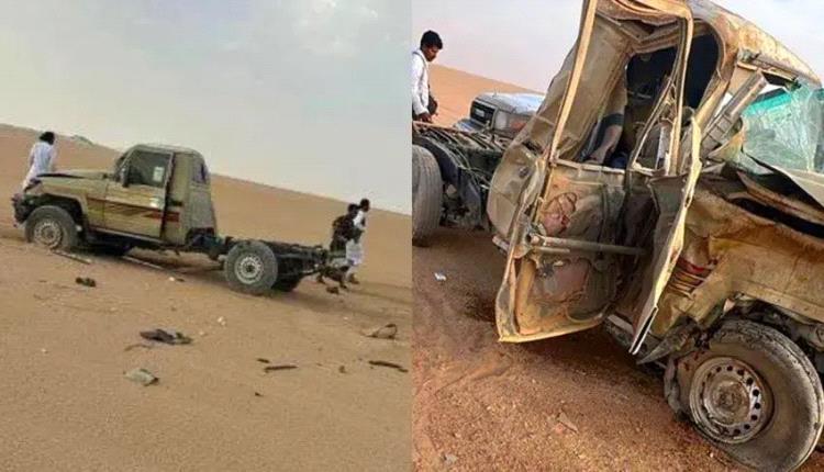 وفاة مواطن وإصابة آخرين بحادث مروع في الجوف