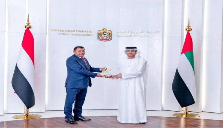 النائب العام يبحث مع الإمارات تعزيز التعاون القضائي لمواجهة الإرهاب وغسل الأموال