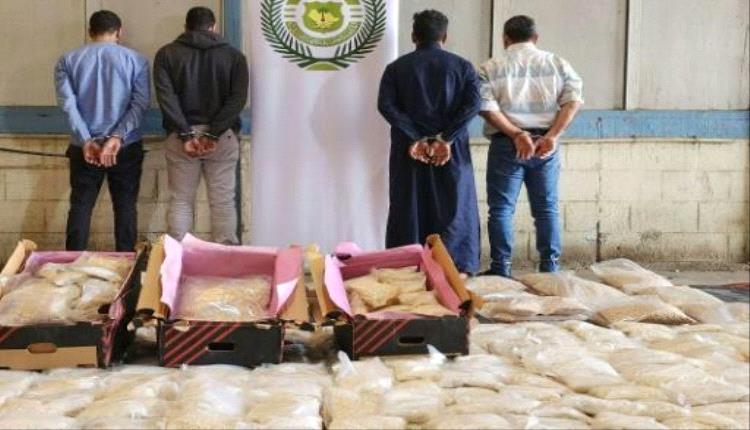 ضبط يمنيين وسعوديين بعمليات تهريب مخدرات ضخمة في عسير ونجران