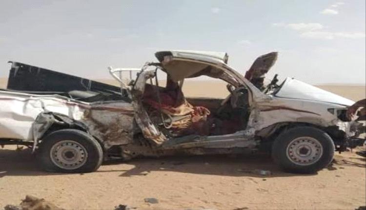 4 شبان من أسرة واحدة يلقون حتفهم بحادث صحراوي مروع بالجوف