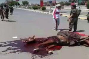 فيديو صادم في صنعاء.. الحوثيون يذبحون حصان ويعتقلون صاحبه بميدان السبعين